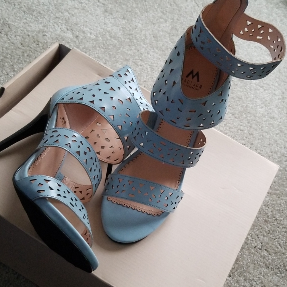 Light blue heels